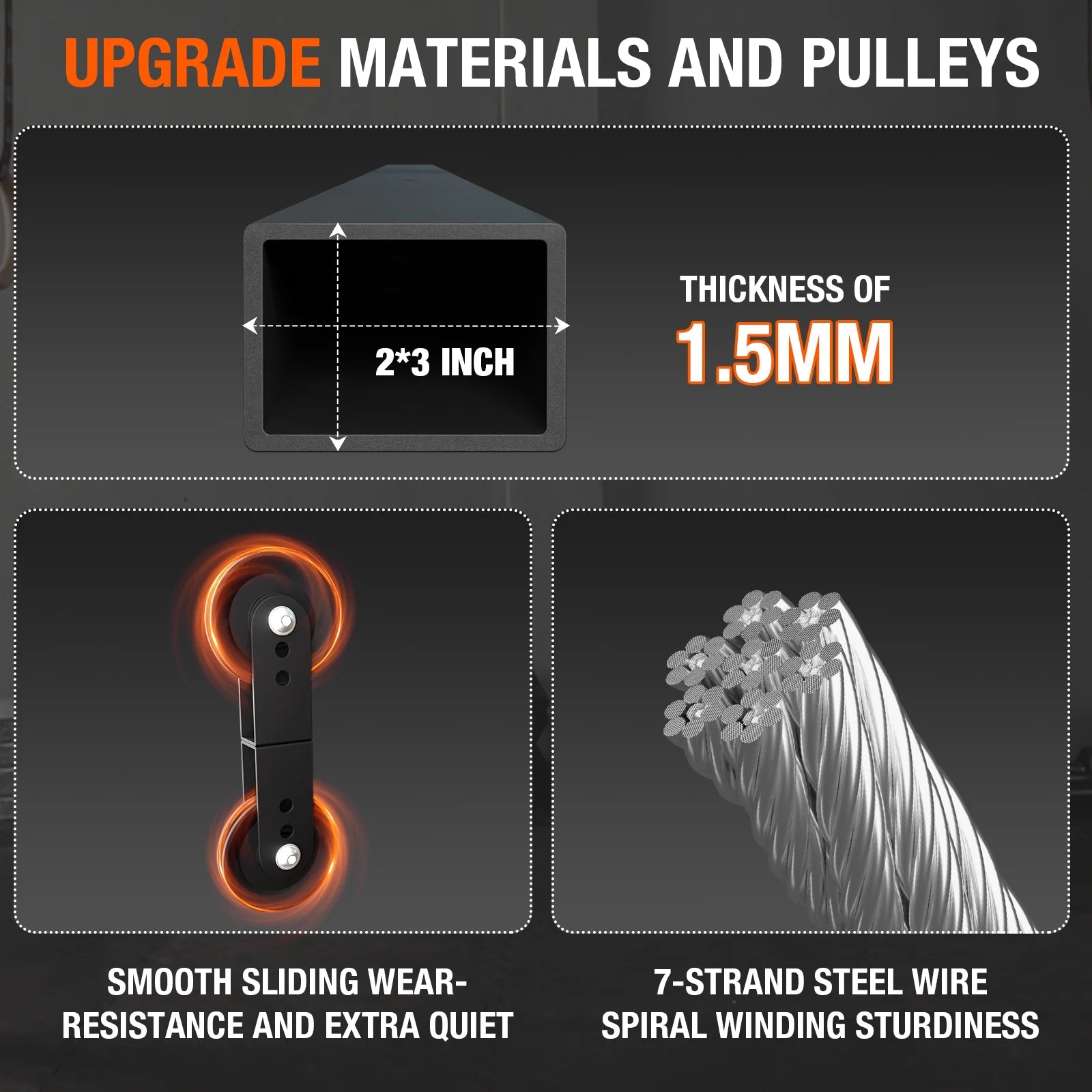 Transform Your Fitness Journey with the Ultimate Home Gym Station - 150LBS Weight Stack for All-Body Training!