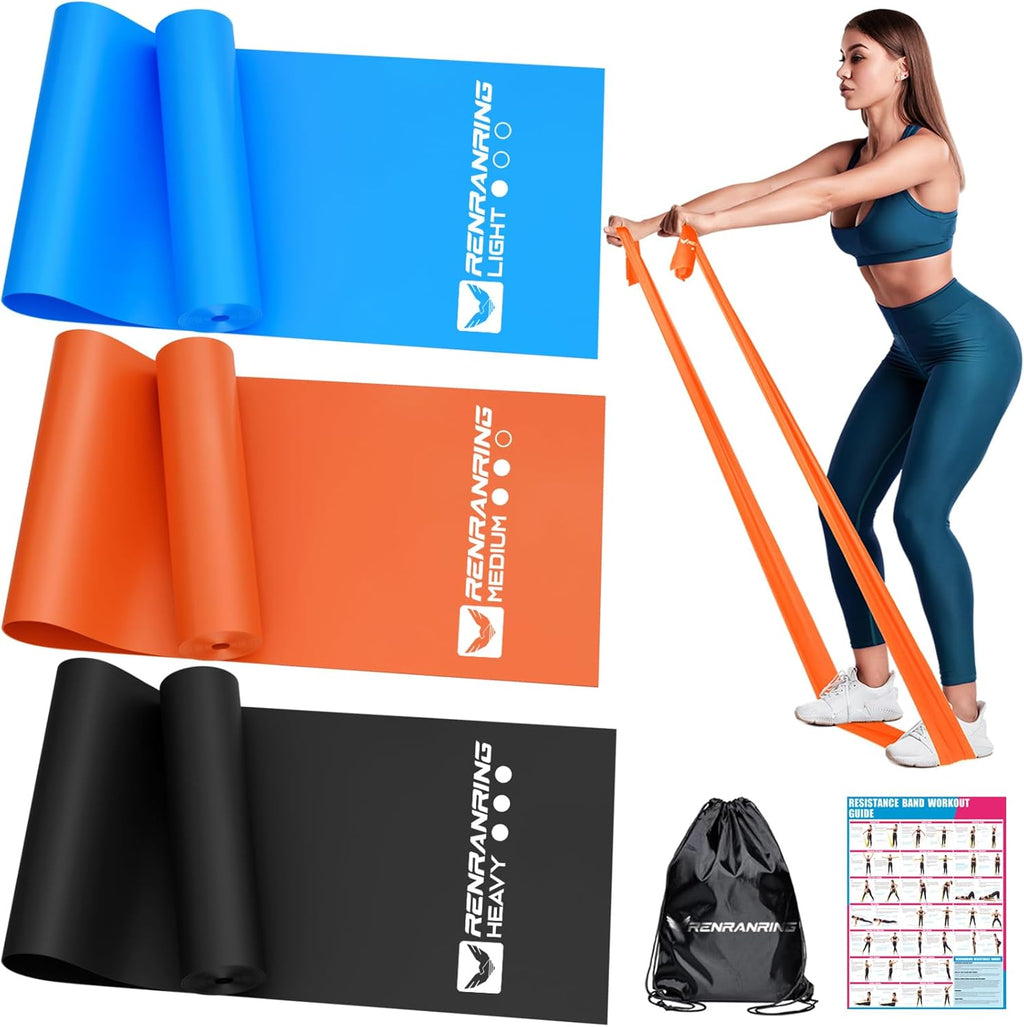 Ultimate Resistance Bands Set for Full-Body Workouts, Physical Therapy, and Strength Training - Perfect for Pilates, Stretching, and Recovery