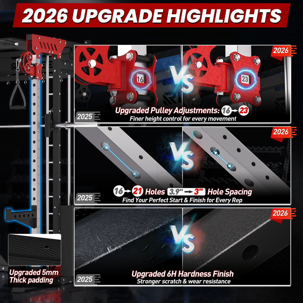 Transform Your Home Workouts with the PMAX 5600 Home Gym Smith Machine - All-in-One Strength Training Solution