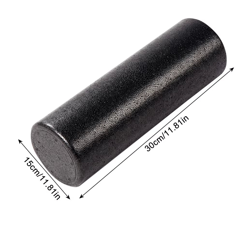 High Density 12 Inch Foam Roller - Ultimate Solid Core Massage Roller for Back and Legs, Perfect for Yoga and Pilates Workouts